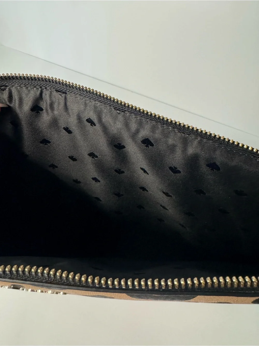 Kate Spade Leopard Laptop Case with Zipper